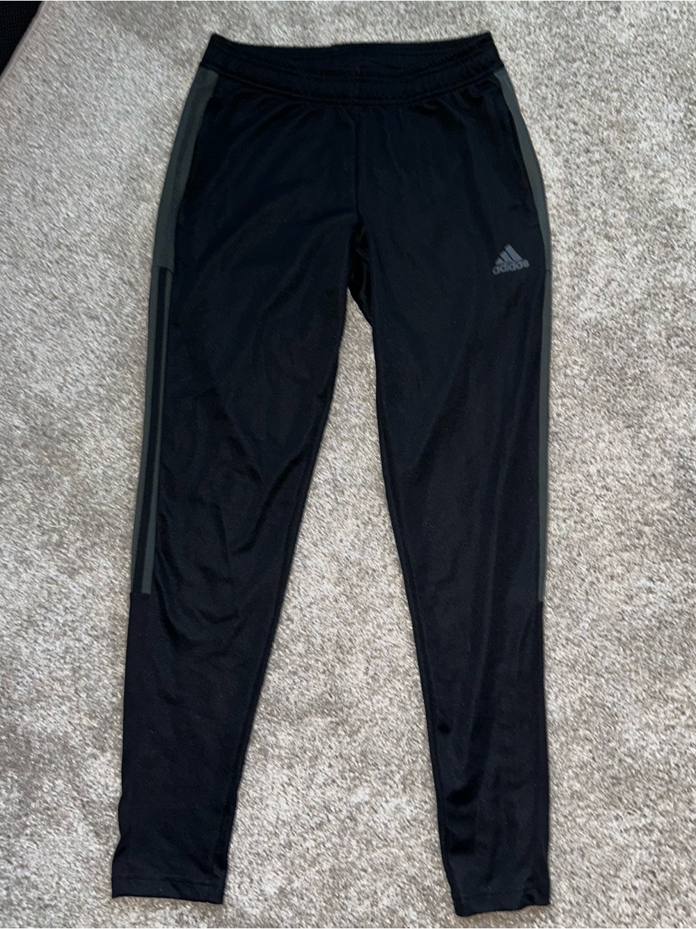 adidas Women’s Tiro 21 Track Pants Black Grey Slim Fit Size Small S GN5492 a335